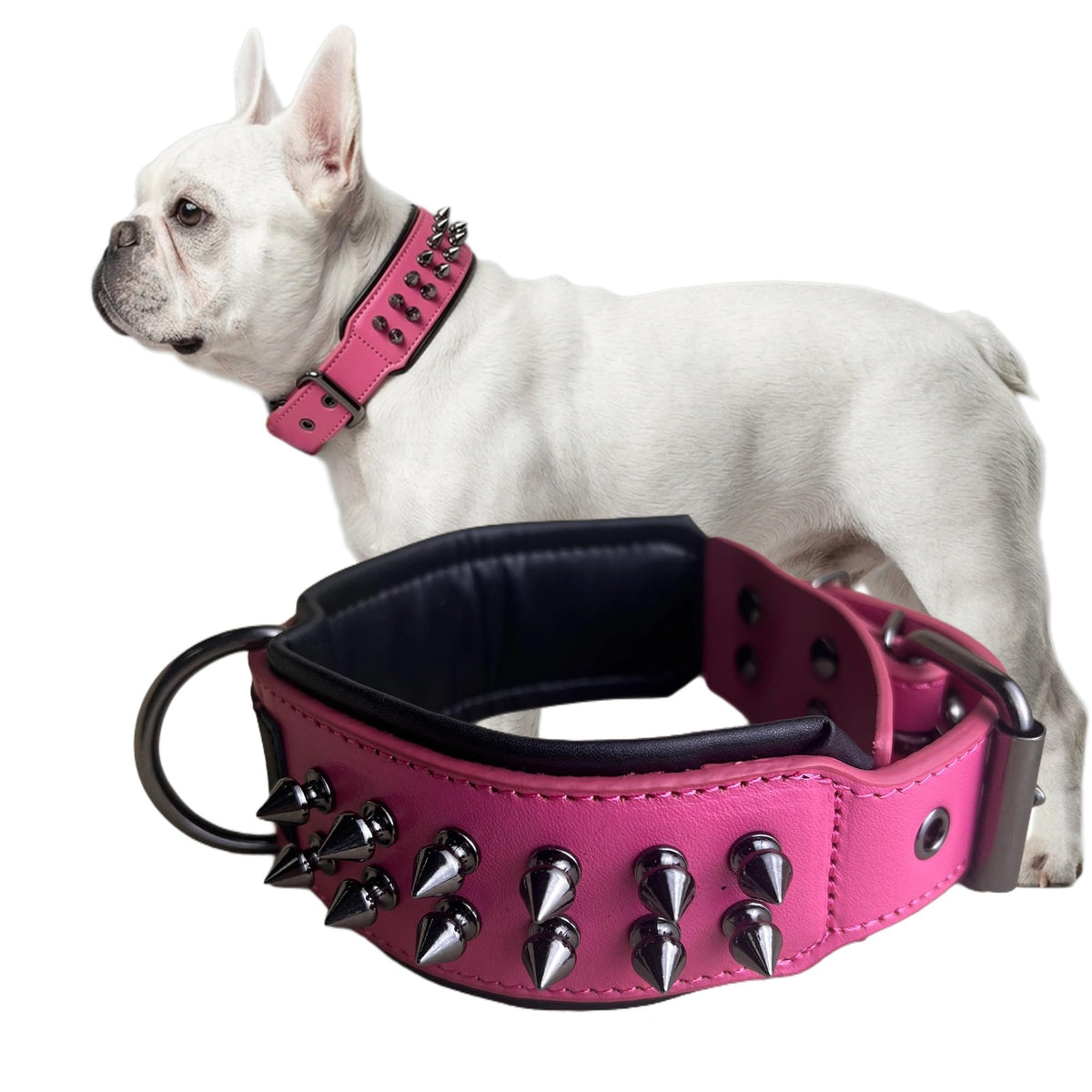 Molteriqo Animal Collar in M-neck 33-41cm, Pink
