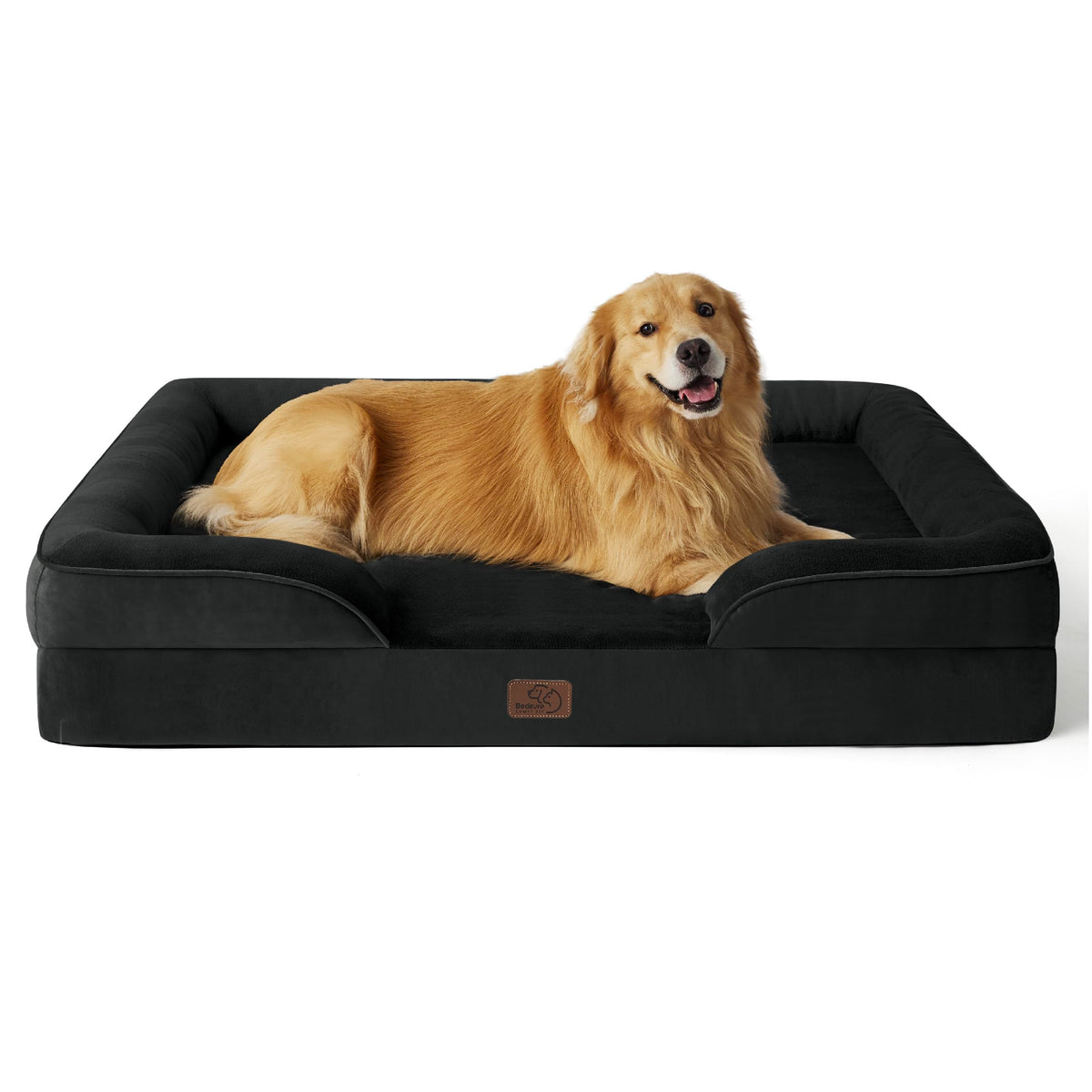 Bedsure Pet Bed Mat in 48"l X 35"w X 8"th, Black