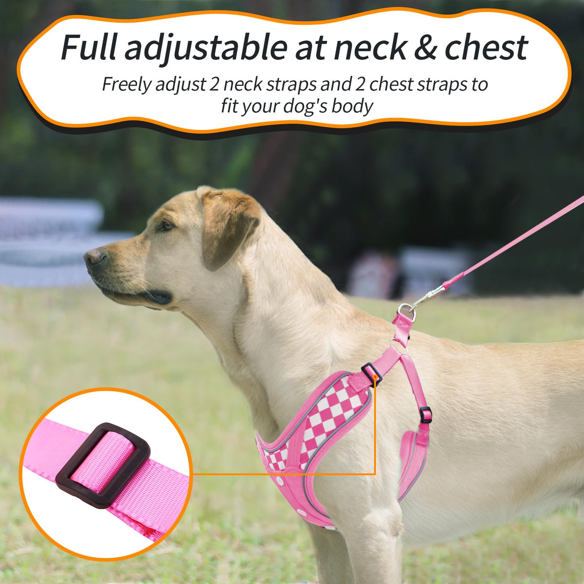 SAEGYPET Animal Harness in L, Pink (denim)