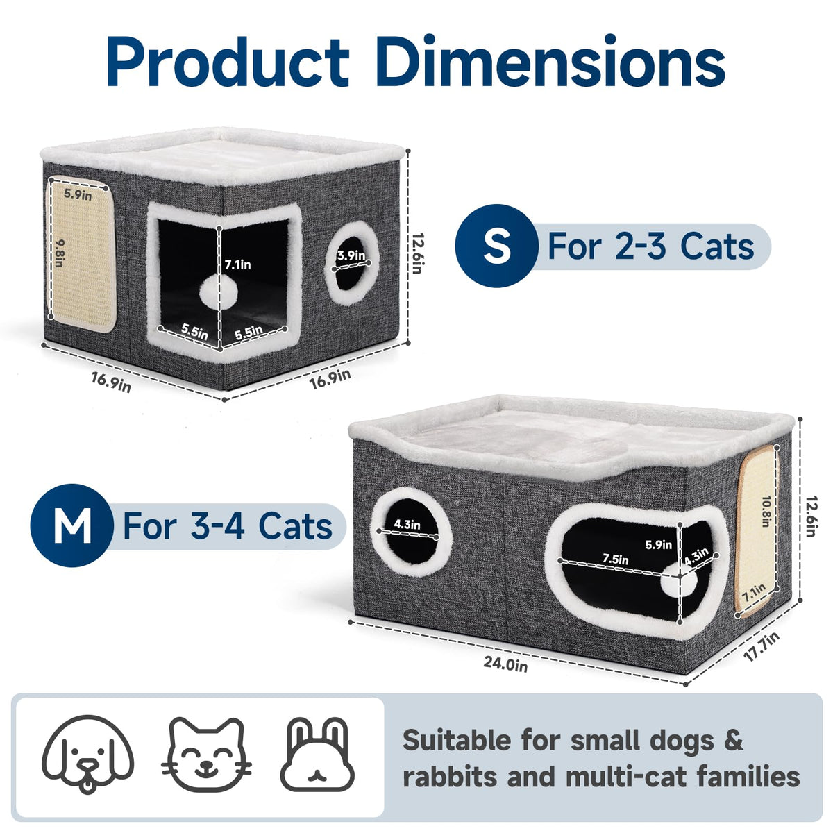 Shikha Animal Shelter in Extra Large, Grey
