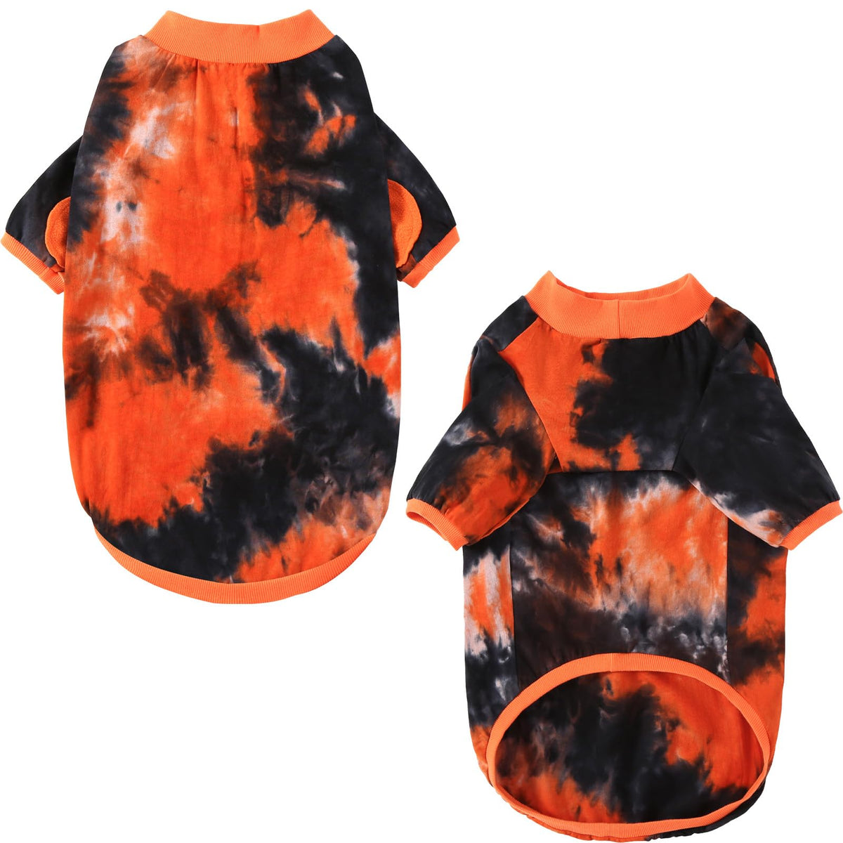 PriPre Pet Apparel in Large, Black Orange
