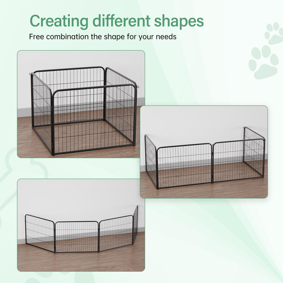 FDW Pet Playpen in Black
