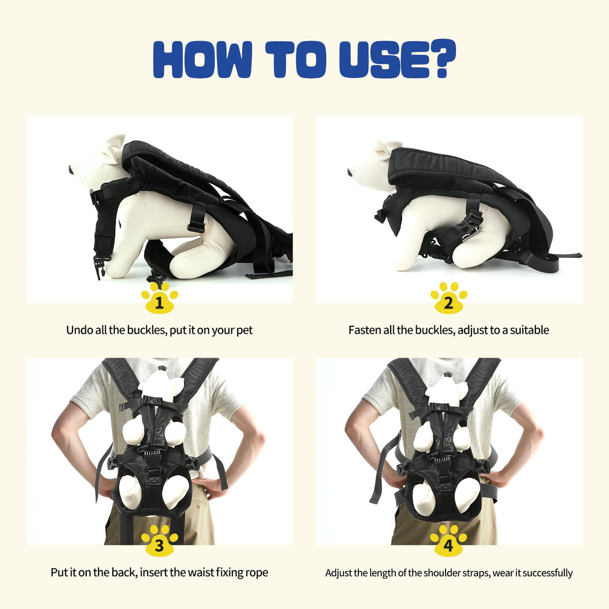 ZTVA Animal Carrier in 1.0"L x 1.0"W x 1.0"H, Black