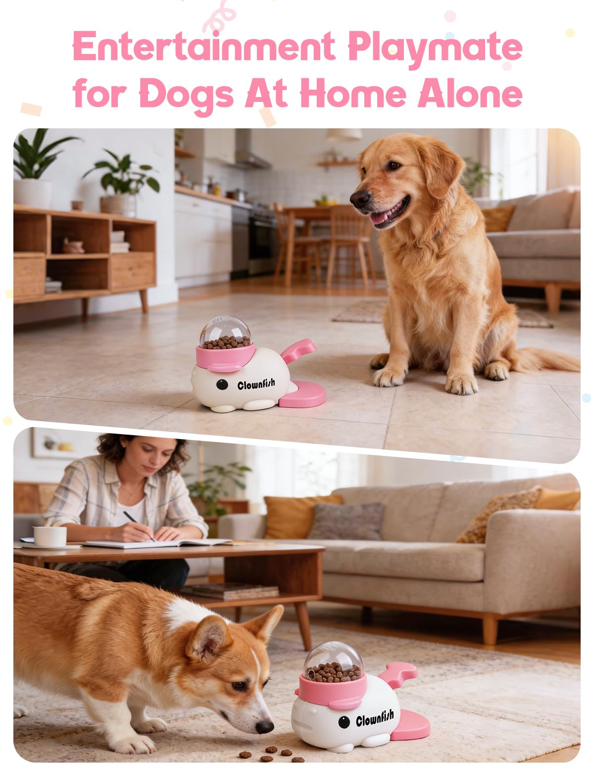 Generic Pet Feeder in pink