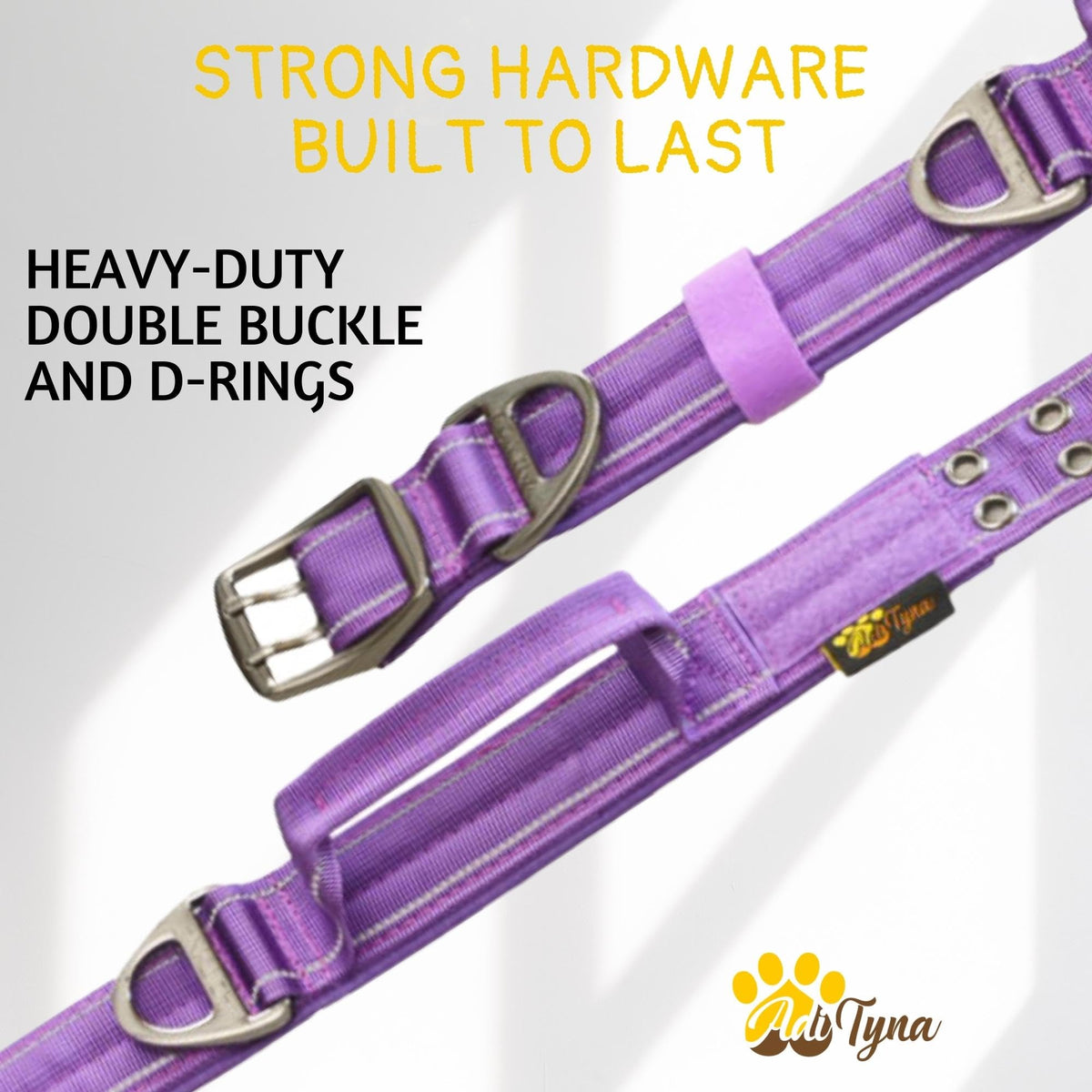 ADITYNA Animal Collar in Extra-Large: Fit 24-30" Neck, Purple