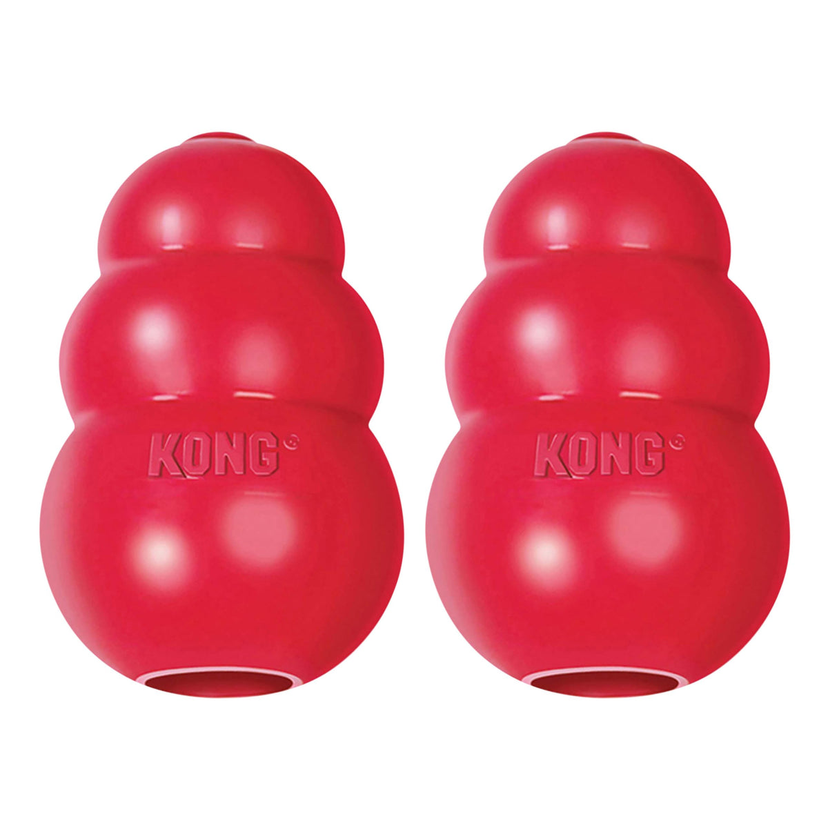 KONG Pet Toy in Small(2-Pack), Red