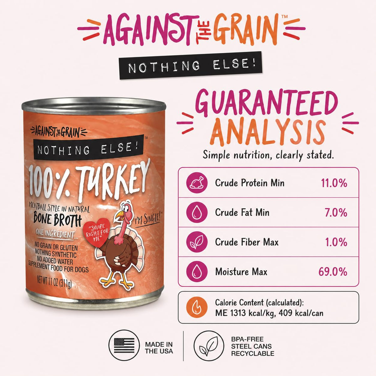 Evanger's Pet Food in 11 Ounce (Pack of 12), Brown