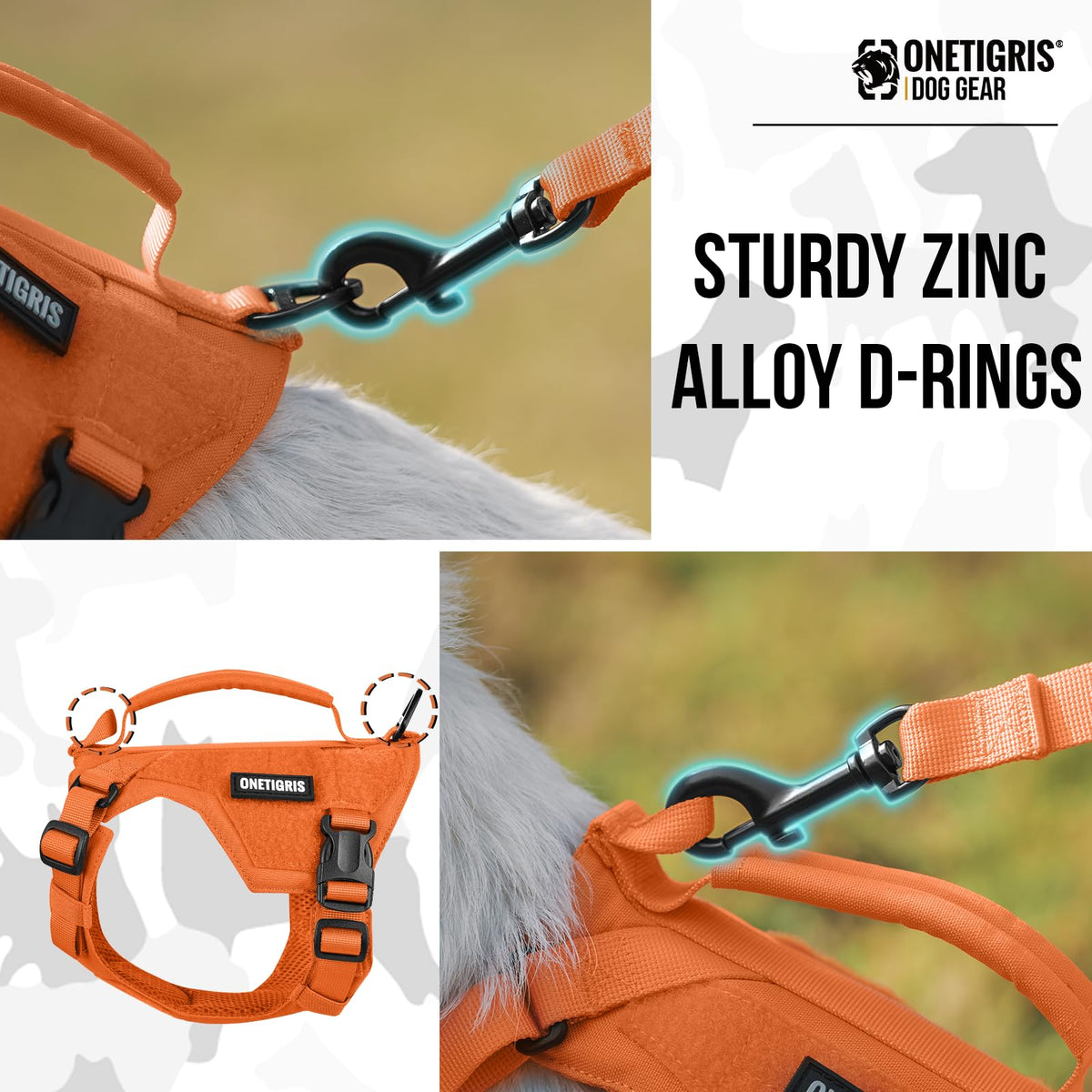 ONETIGRIS Animal Harness in XS, Orange