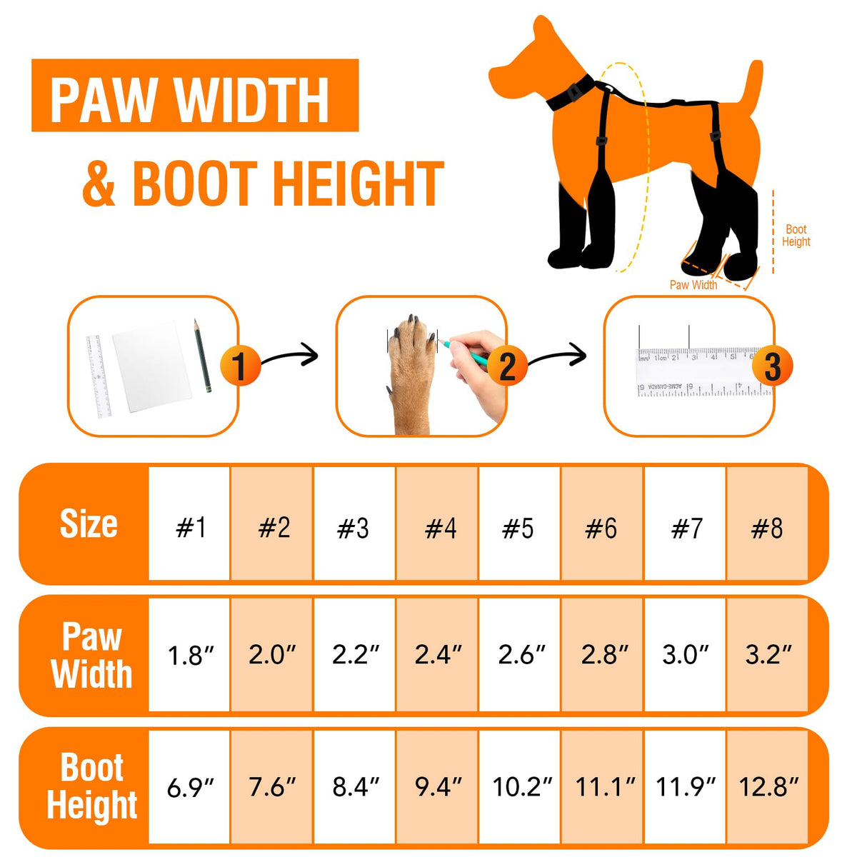 Giiyoe Paw Hoof Protector in 2, Black
