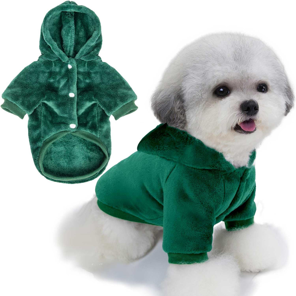 FABRICASTLE Pet Apparel in XX-Small, Dark green