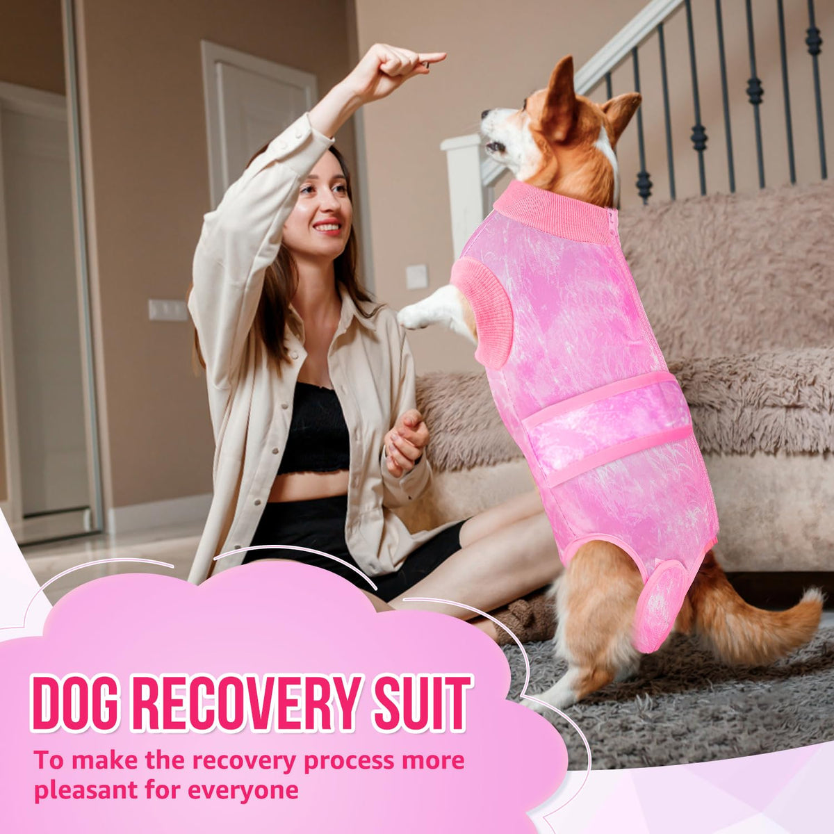 SlowTon Pet Apparel in X-Small, 3.Pink - 100% Polyester
