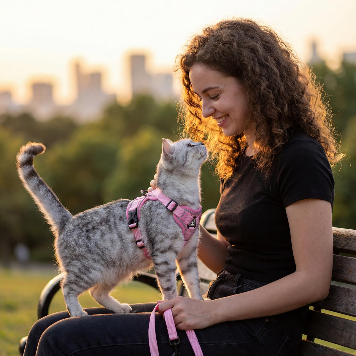pangdi Animal Harness in Small, Pink
