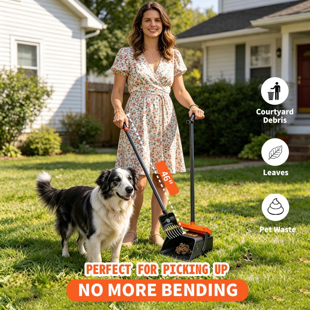 WuzoClean Pet Supplies in Gray & Bright Orange