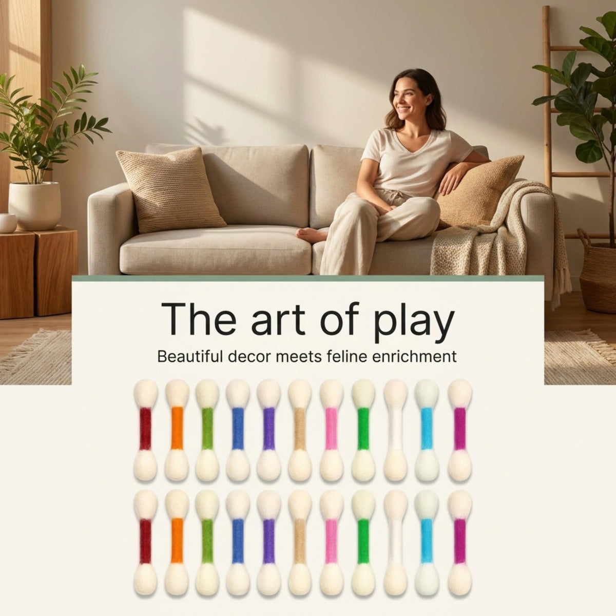 Glaciart One Pet Toy in Regular, Mixed Colors Swabs 24pcs