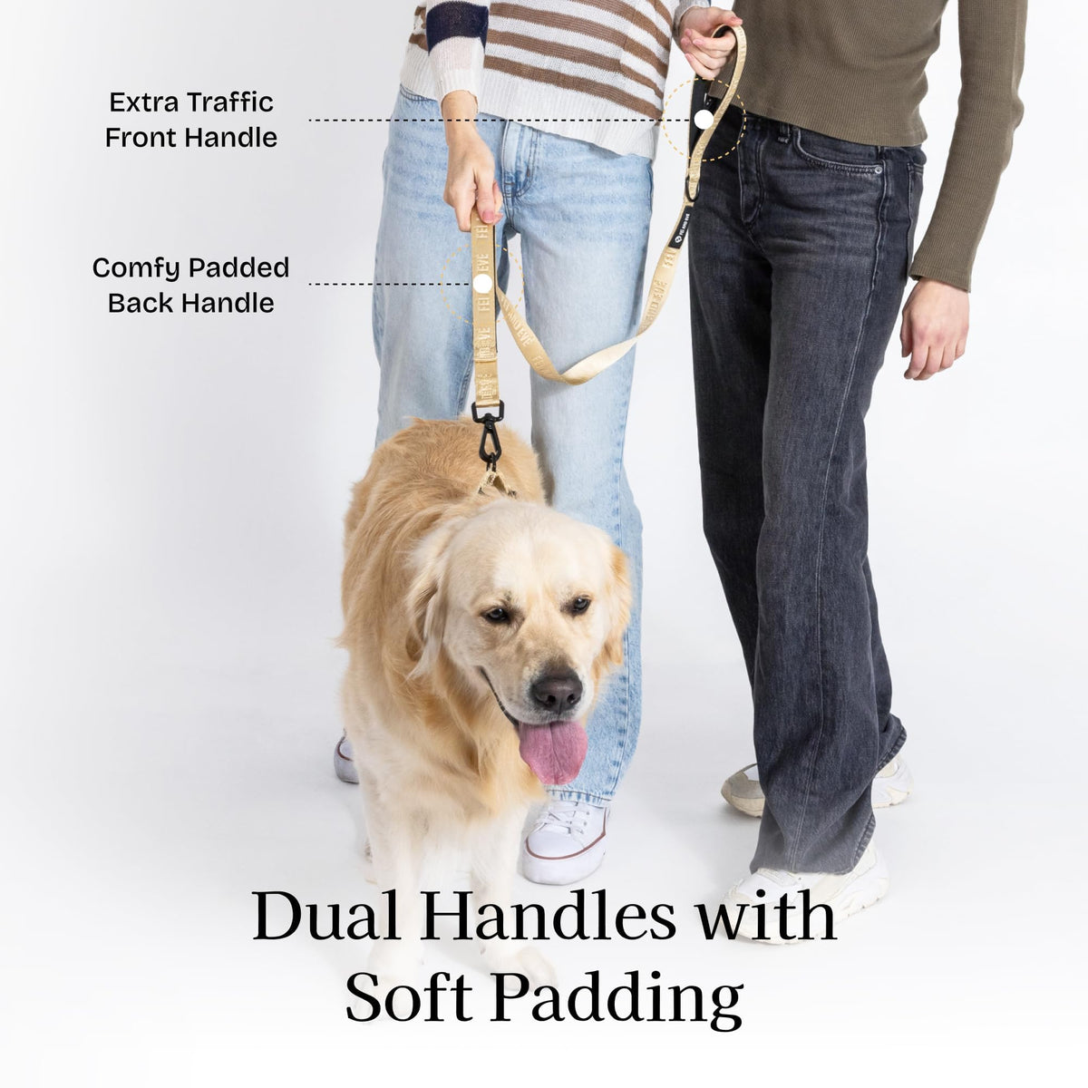 Fei and Eve Leash in 6FT, Champagne