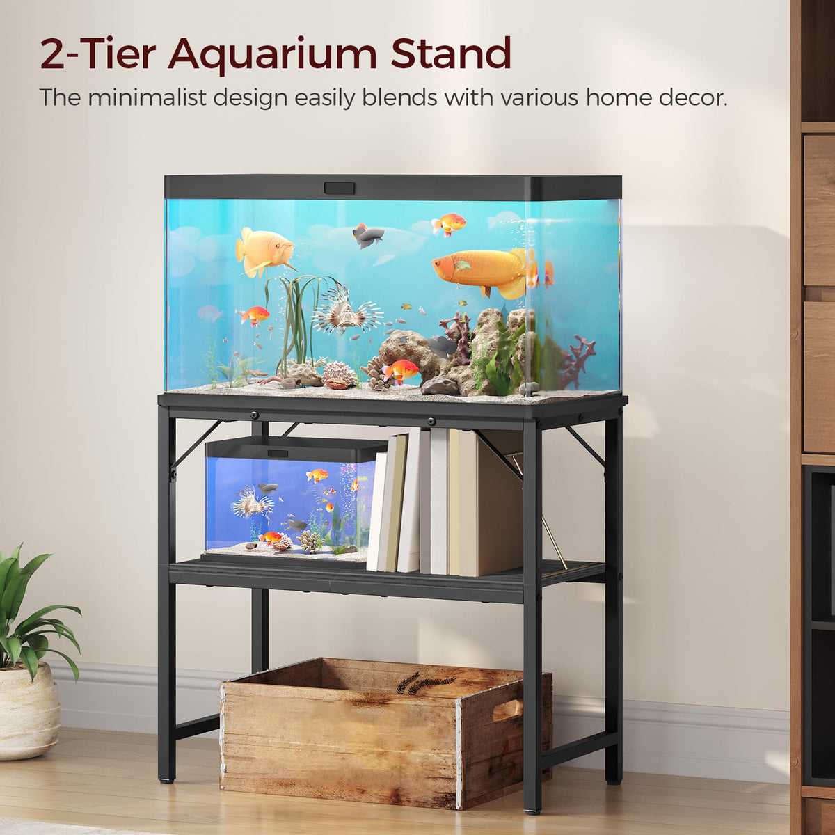 MAHANCRIS Item Stand in 30 Gallon, Black