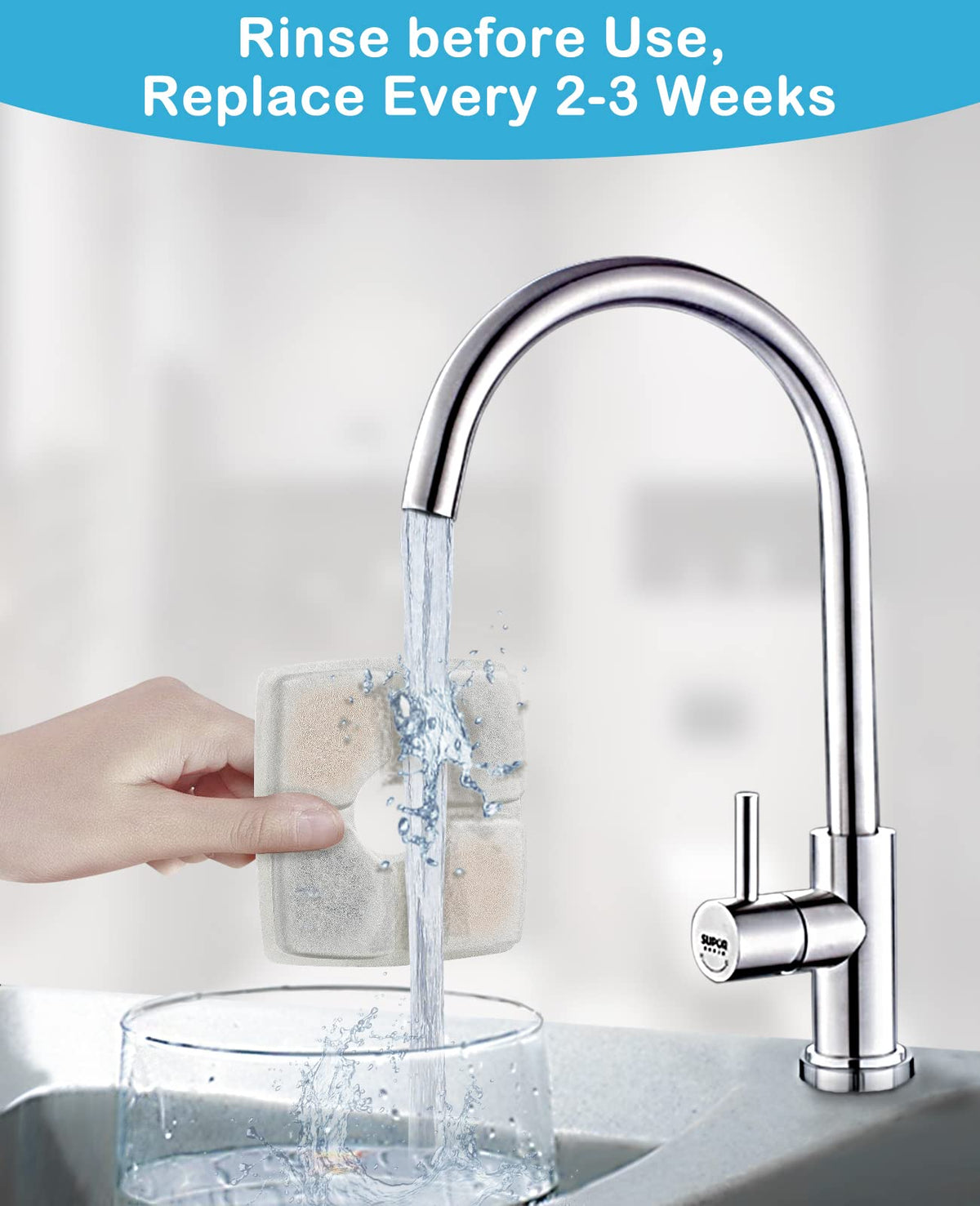 Veken Potable Water Filter in 4 Pack, /