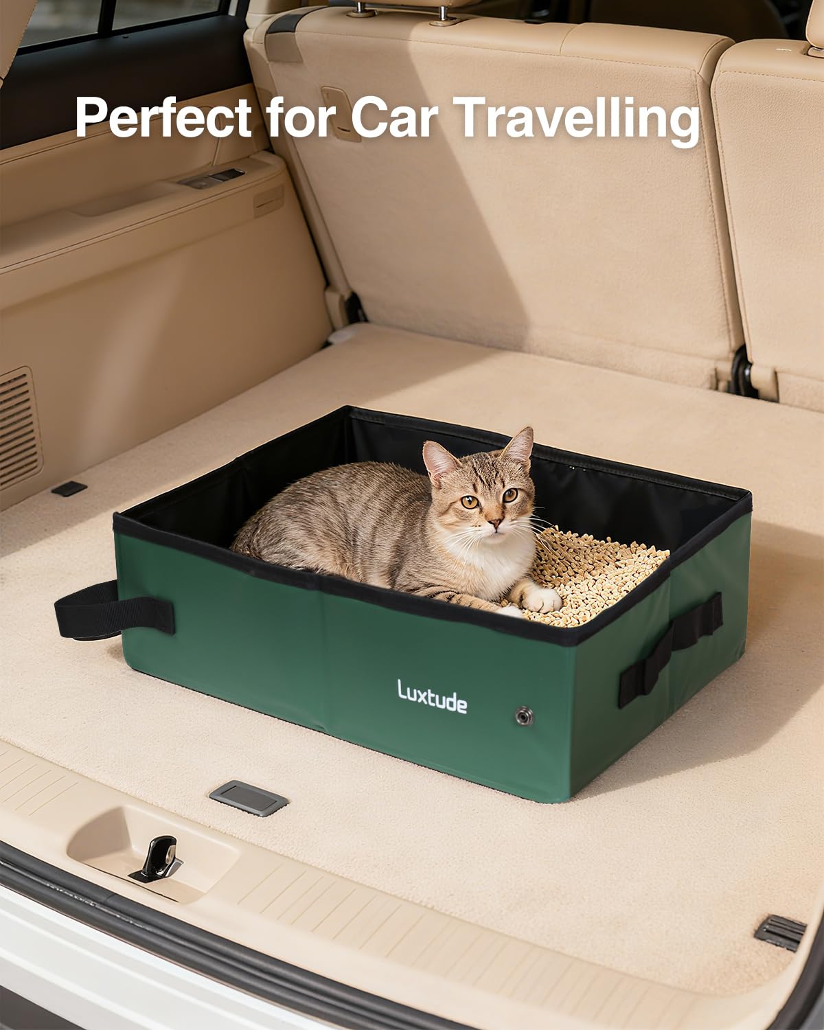 Luxtude Litter Box in Medium, Green