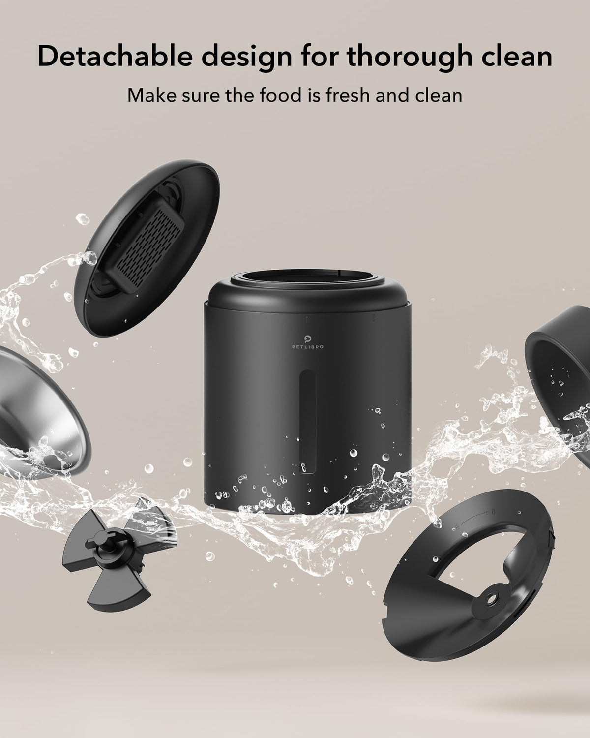 PETLIBRO Pet Feeder in Basic, Black