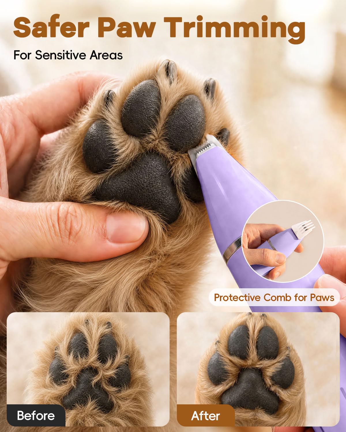 Veeconn Hair Trimmer in Purple