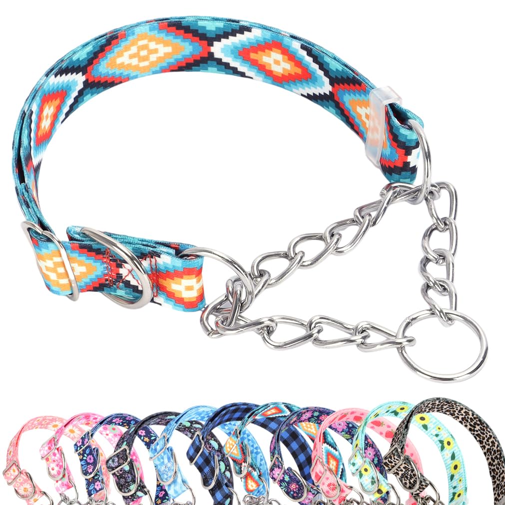Hotlion Animal Collar in M(Neck 15"-20"), Boho Aztec