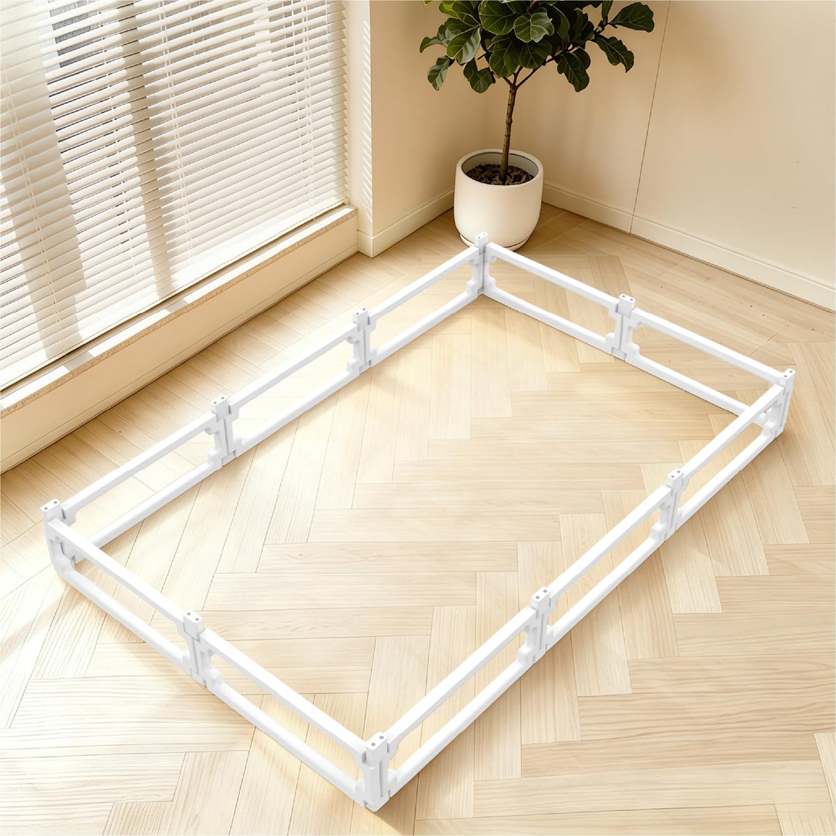EVOTAILS Pet Playpen in 10", White