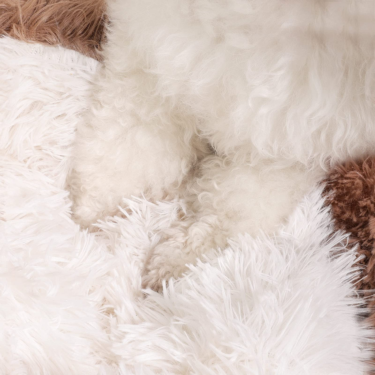 NOYAL Pet Bed Mat in X-Small 15.7'', Brown