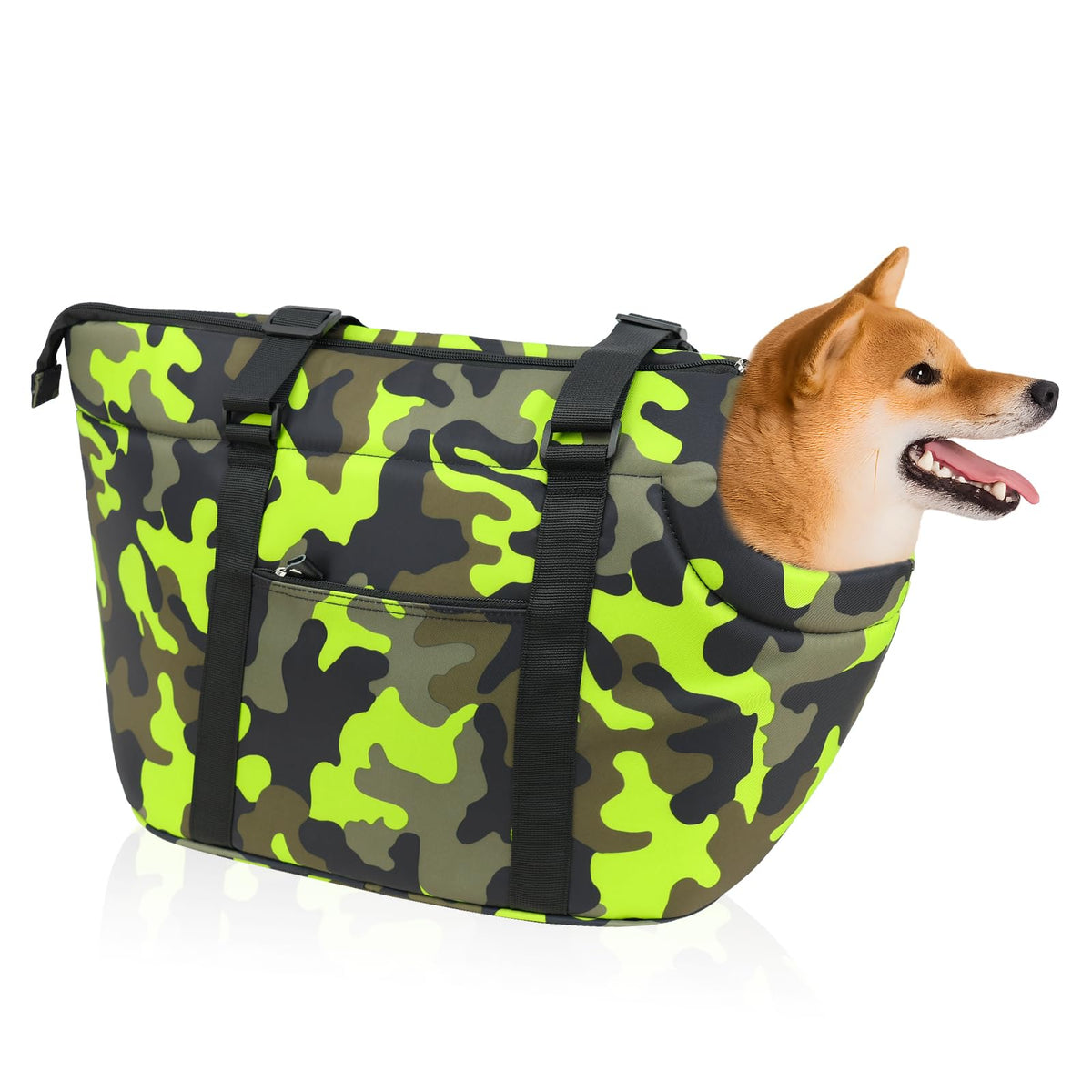 DELTAMANN Animal Carrier in 23.0"L x 6.0"W x 12.6"H, Camouflage Green