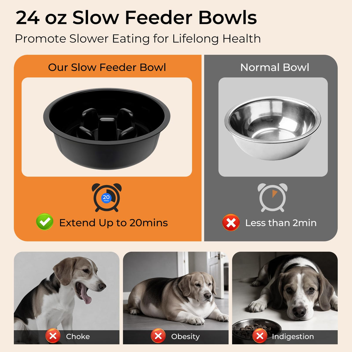 URPOWER Pet Feeder in Small, Black