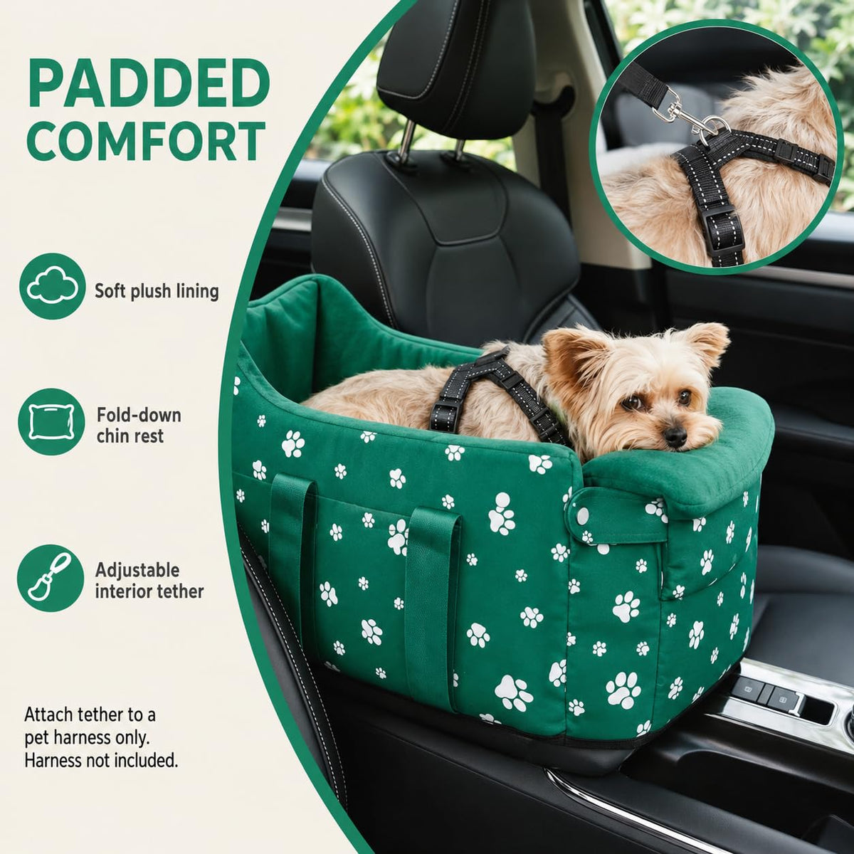 Cullaby Pet Seat in Wilderness Green