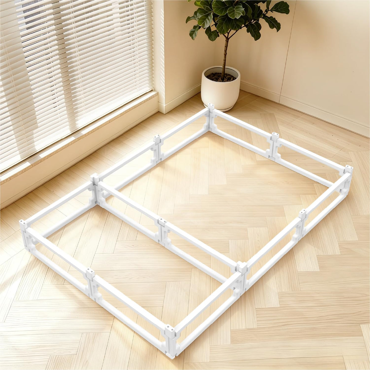 EVOTAILS Pet Playpen in 10", White