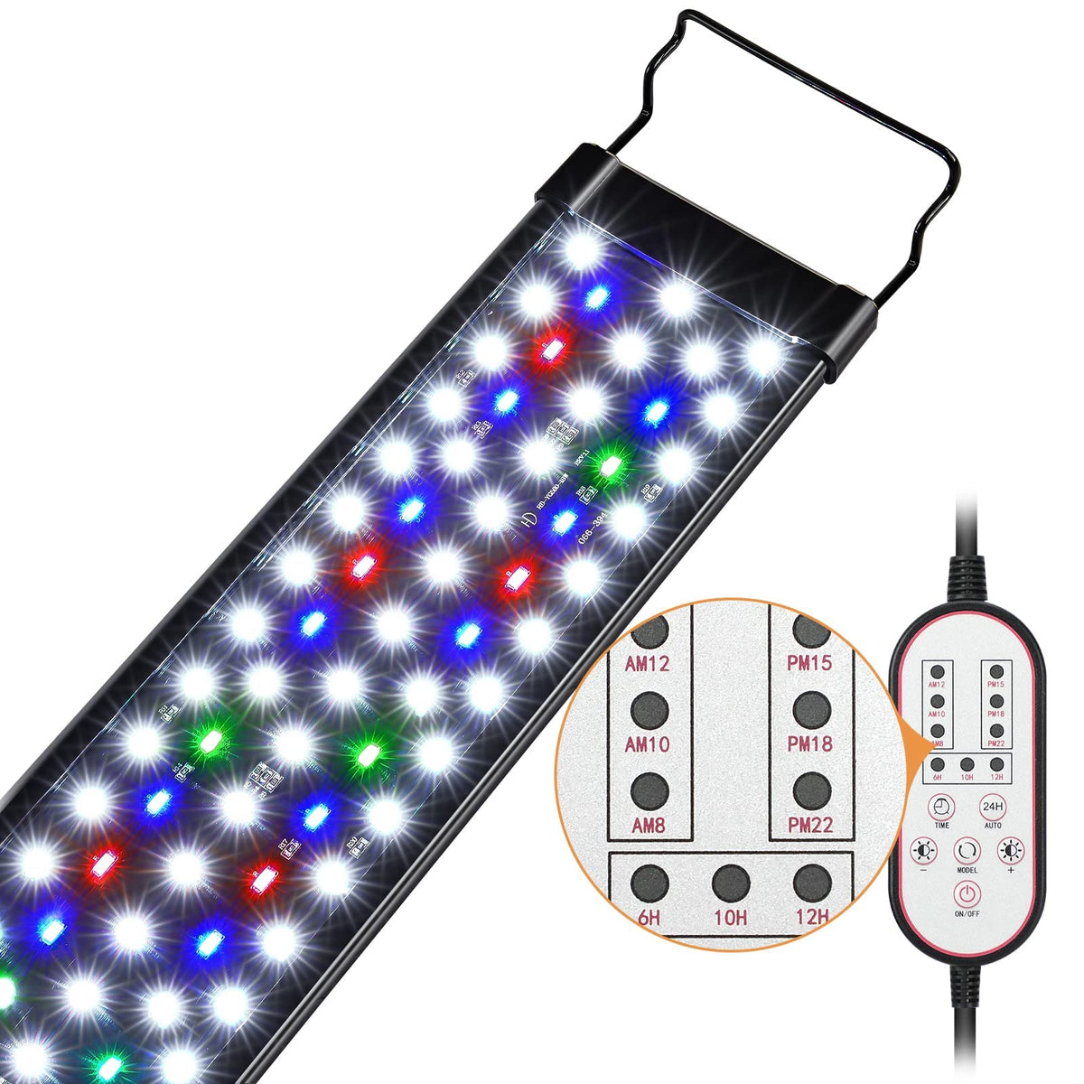 Gamalta Lamp in For 18~24inch Fish Tank, Black - Remote Control