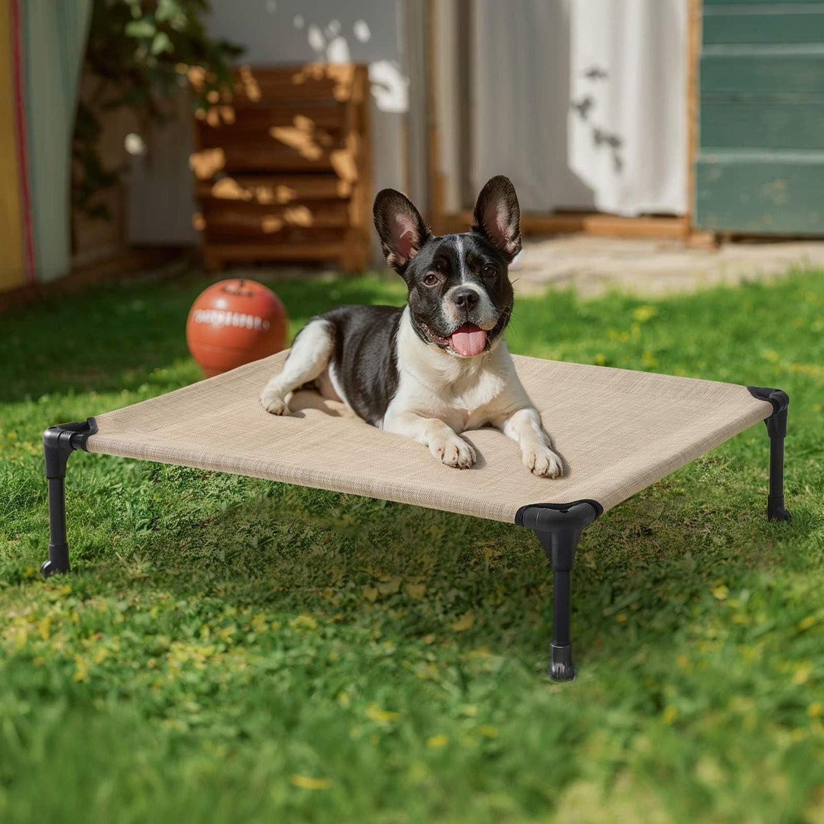 Veehoo Pet Bed Mat in M-32.0"L x 25.0"W x 7.0"Th, Black