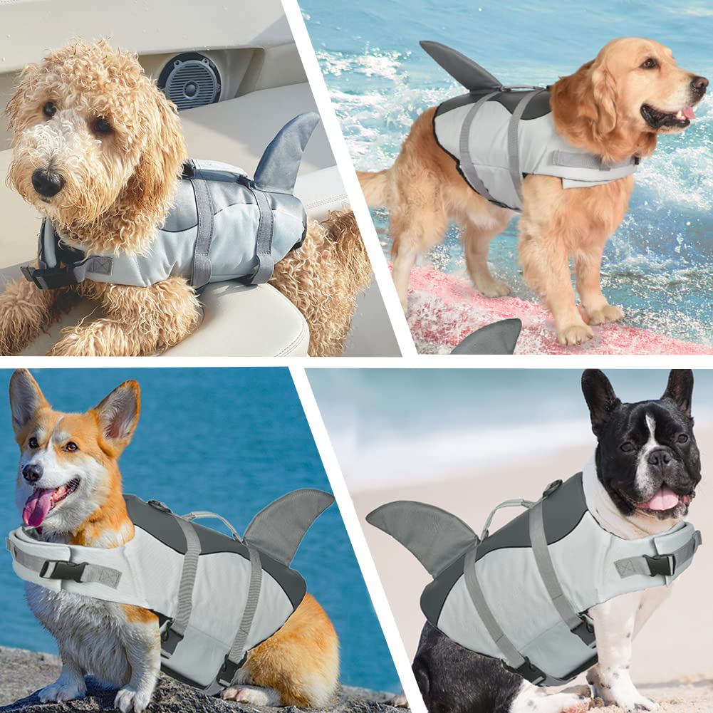 Doglay Pet Apparel in Large, Grey-Shark
