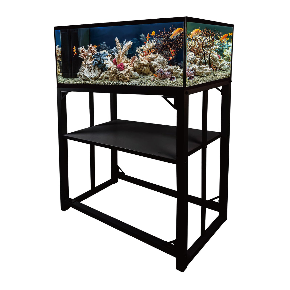 MEWSDEN Item Stand in (20 Gallon)24.8"x13", Black