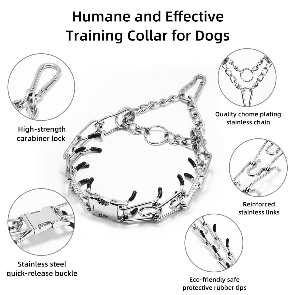 Aheasoun Animal Collar in Large,4.0mm,23.6-Inch, with Buckle