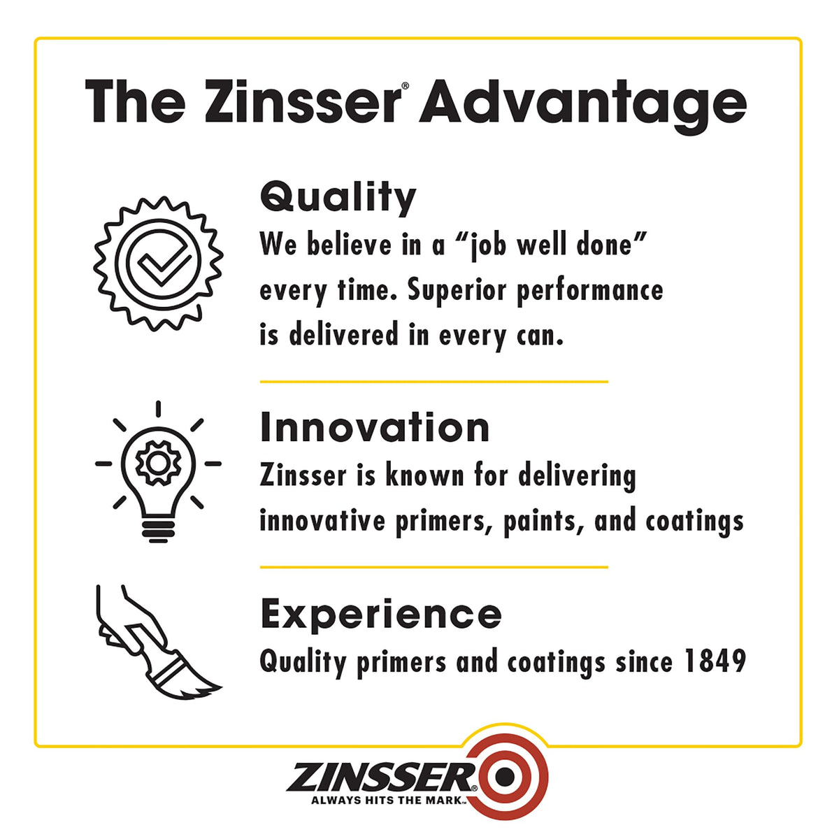 Zinsser Paint in 32 Fl Oz (Pack of 1), White