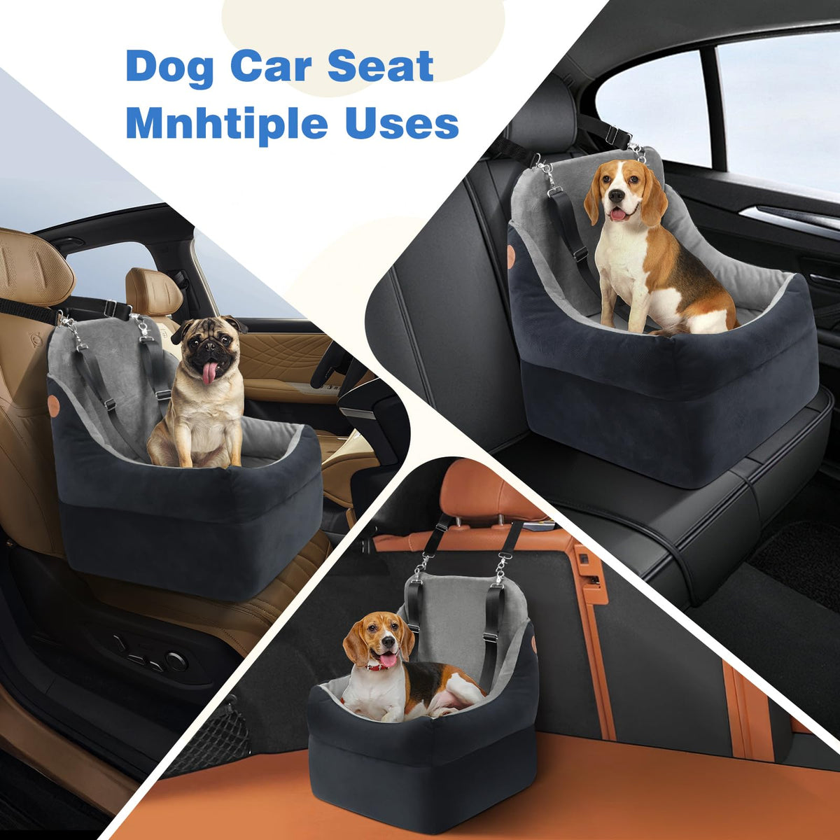 Amztrip Pet Seat in Large, Black