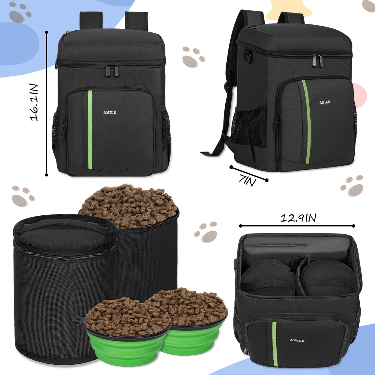 ANILD Animal Carrier in Black