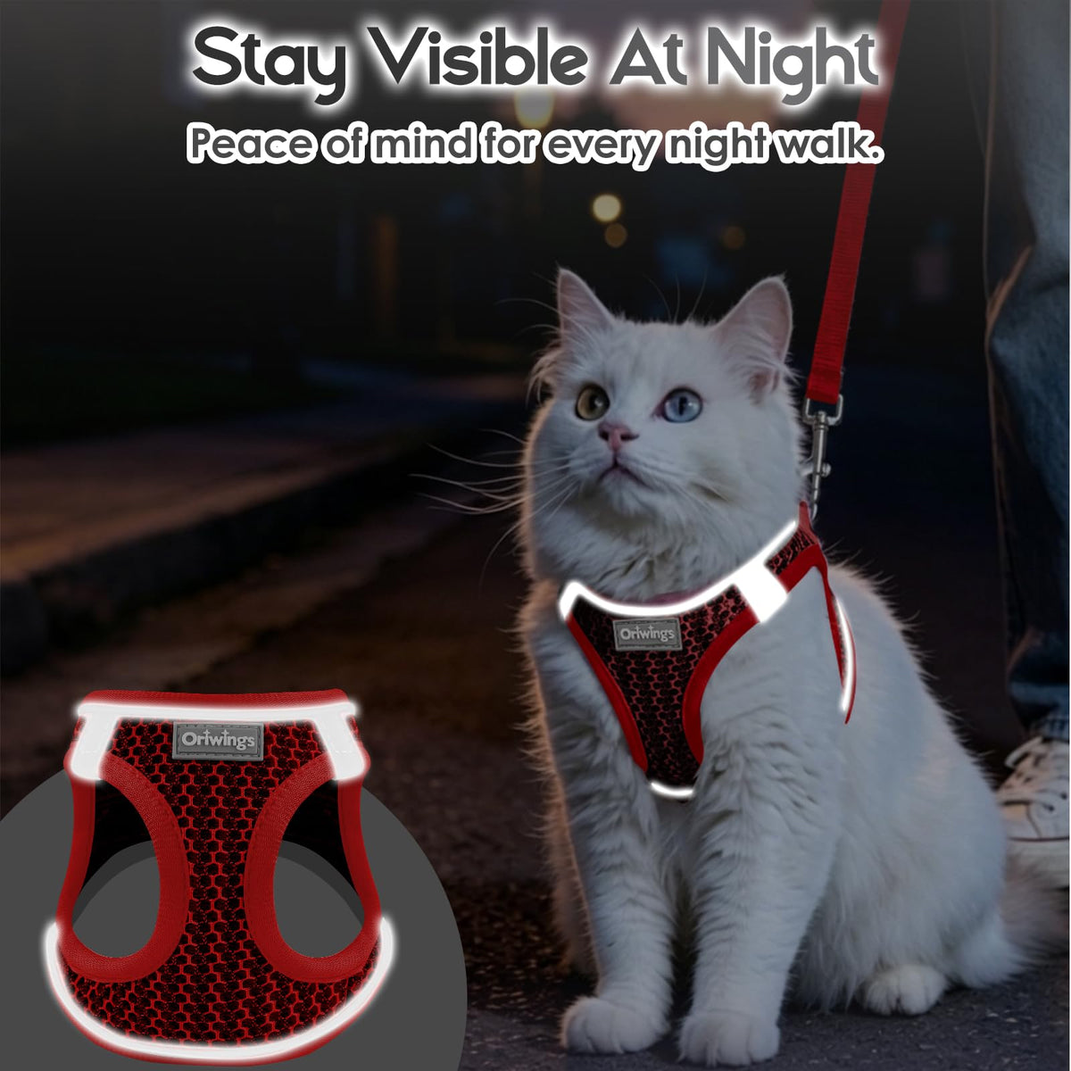 Oriwings Animal Harness in XXS, Red