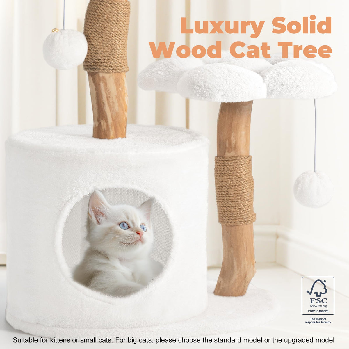 Easyego Pet Activity Structure in 26.3'', White