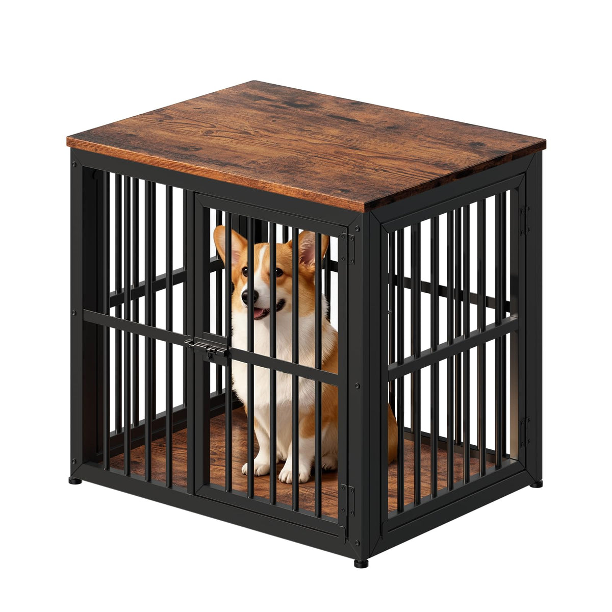 Lyromix Animal Cage in 26.9"L x 20.9"W x 24.0"H, Brown