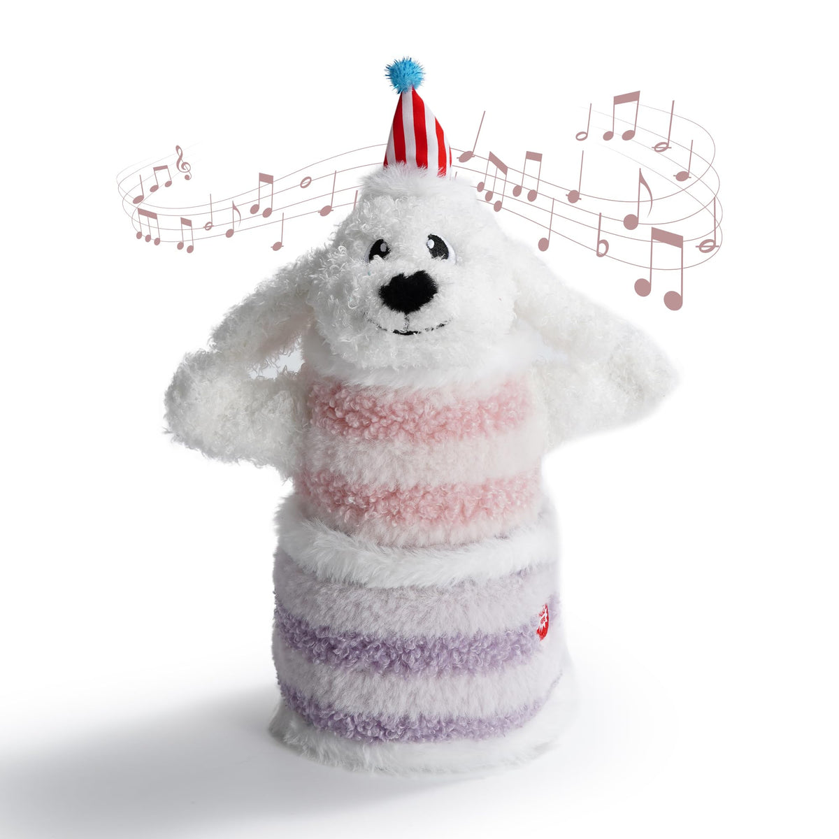 Fuzzwoof Pet Toy in White