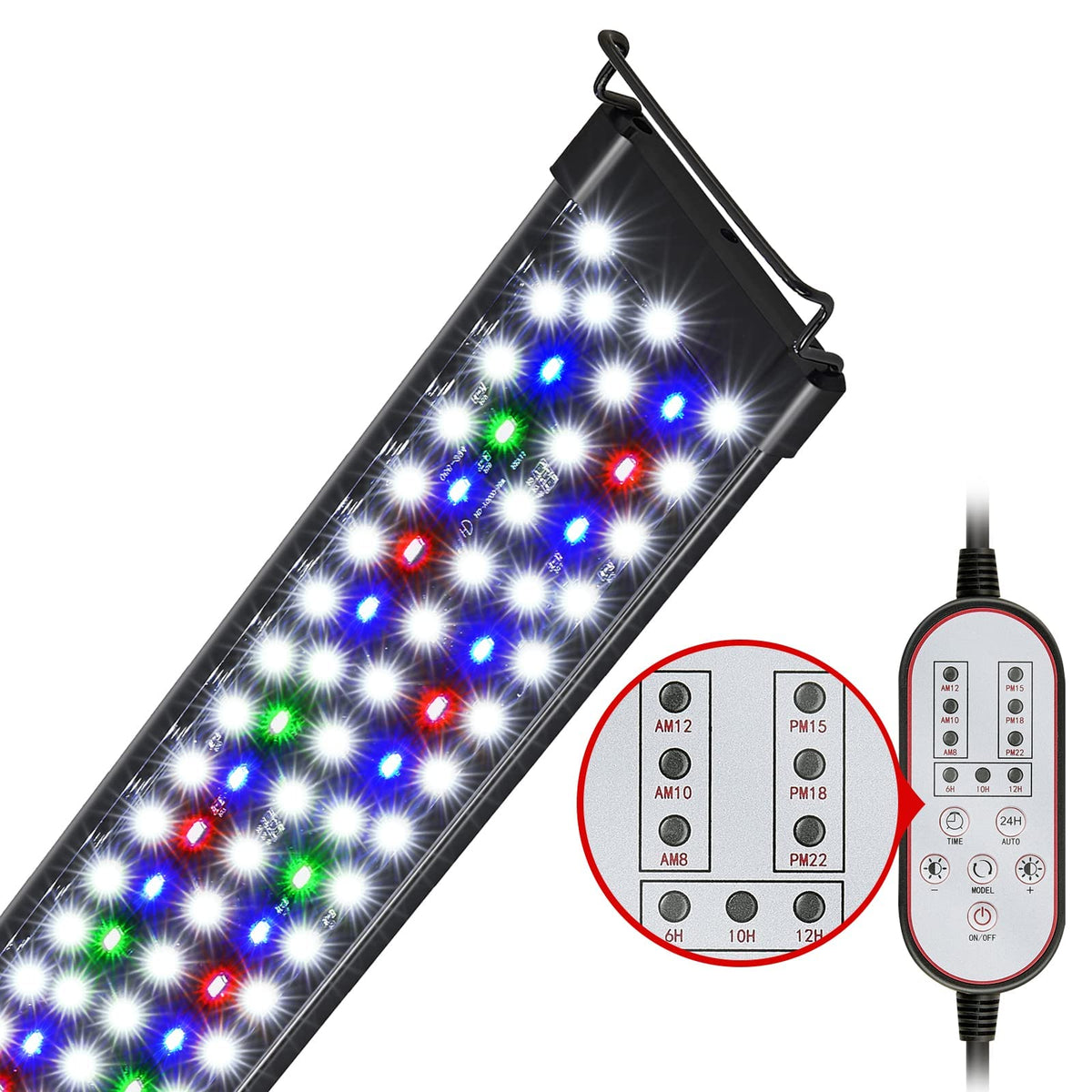 Gamalta Lamp in For 30~36inch Fish Tank, Black - Remote Control