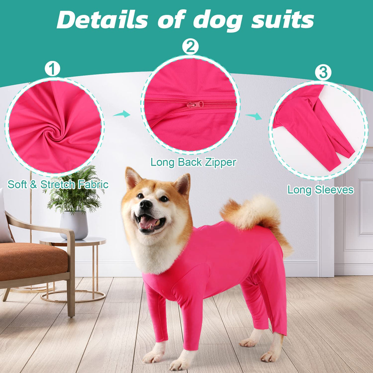 Etdane Pet Apparel in X-Small, Pink