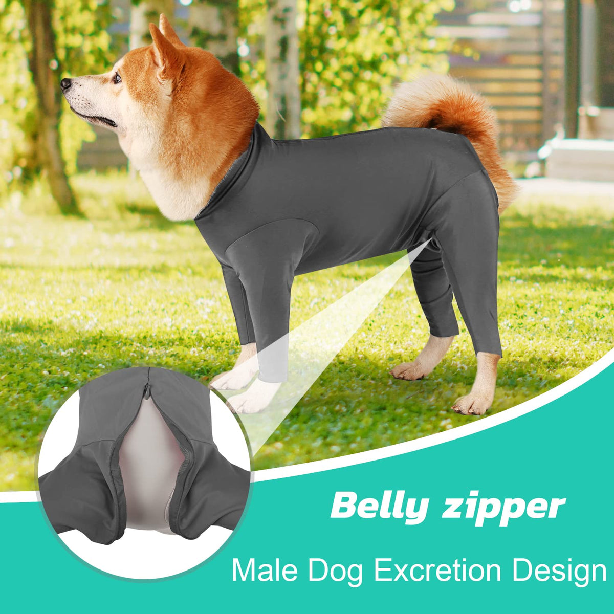 Etdane Pet Apparel in X-Small, Grey