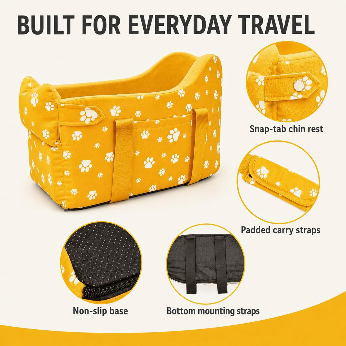 Cullaby Pet Seat in Yellow
