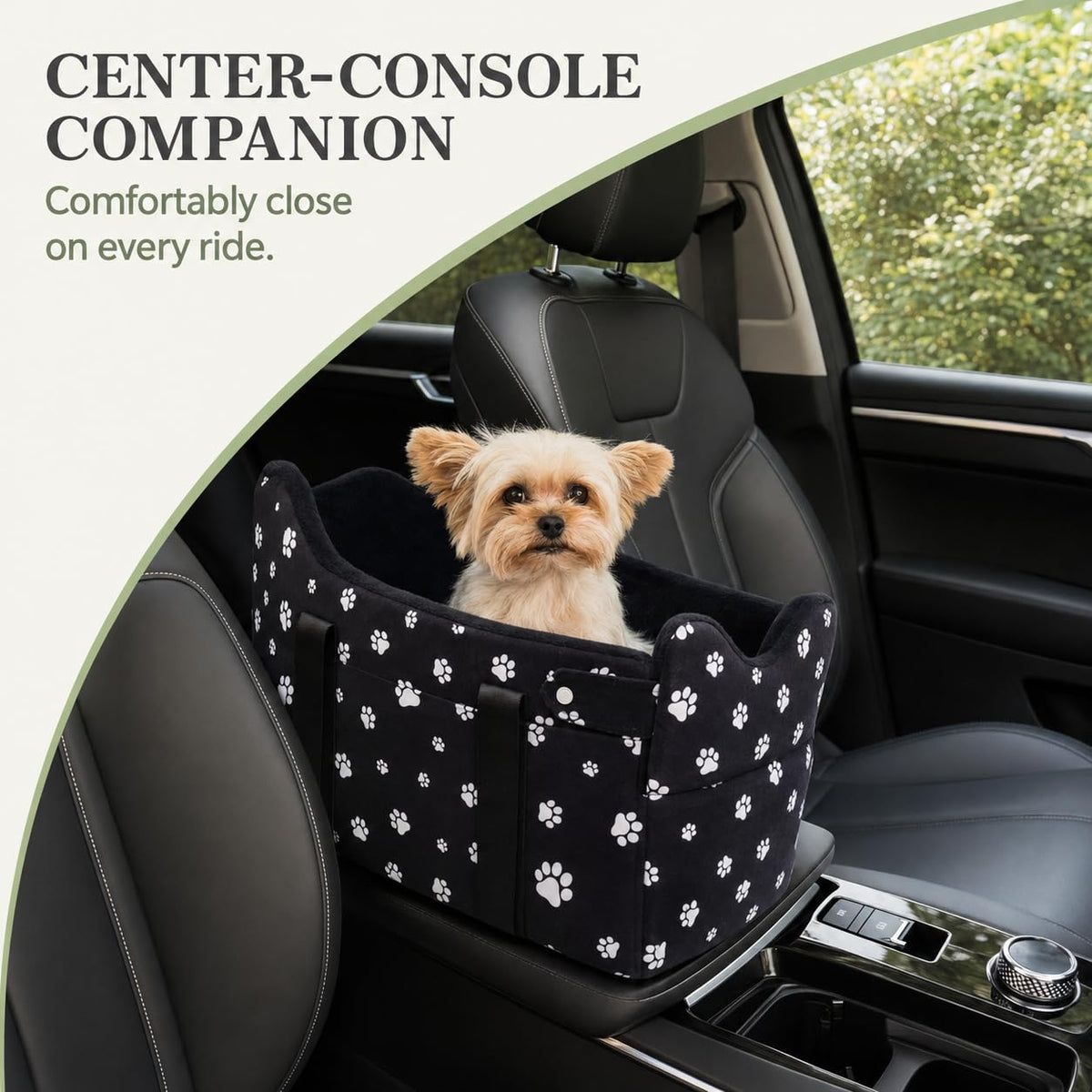Cullaby Pet Seat in Small, Black