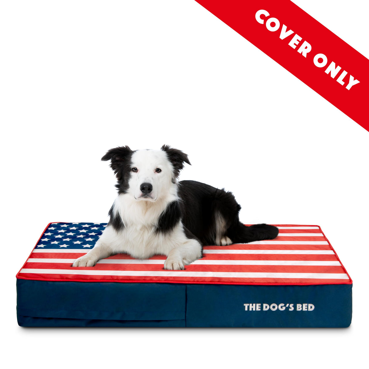 The Dog's Balls Pet Supplies in Large Spare Cover (6" Deep), Stars & Stripes (USA)