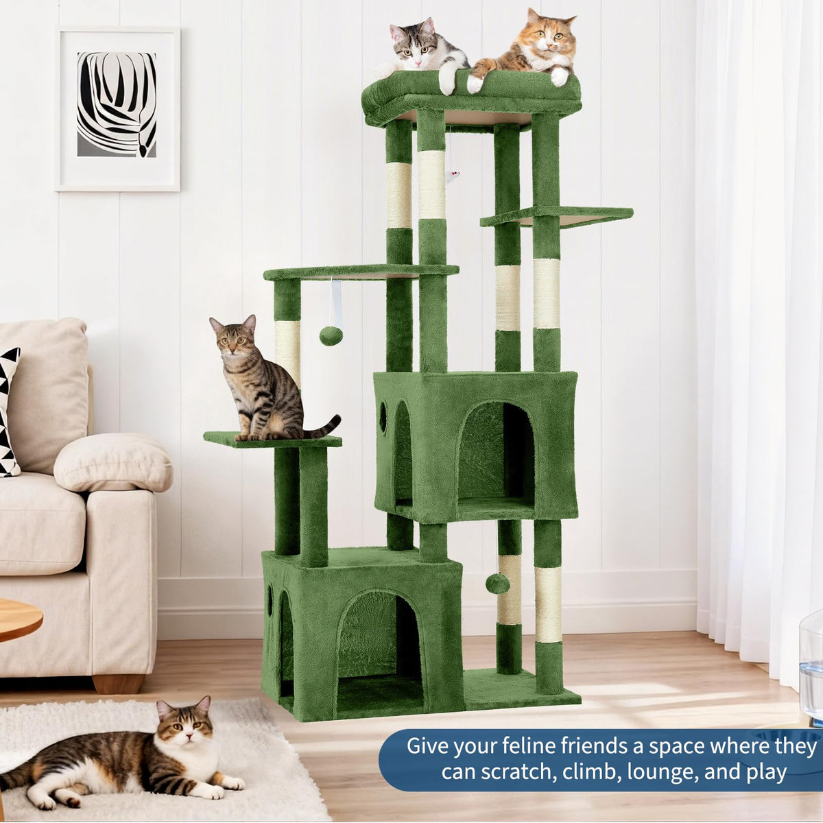 OUTLANE Pet Activity Structure in Green, Green
